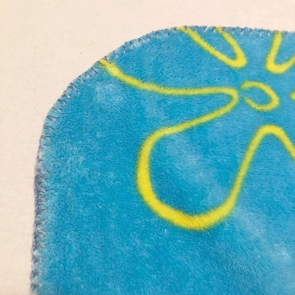 2006 Nickelodeon Spongebob Patrick  Star Fleece Blanket Motorcycles 60.5 x 50 In - Picture 6 of 16